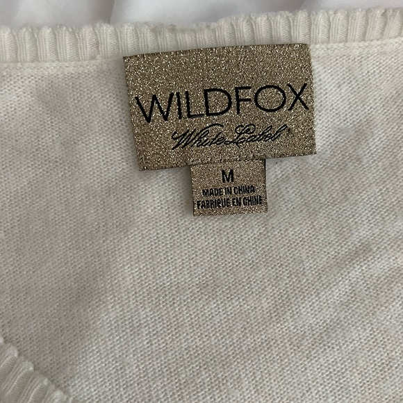Wildfox skull sweater white label size Medium - Picture 5 of 5